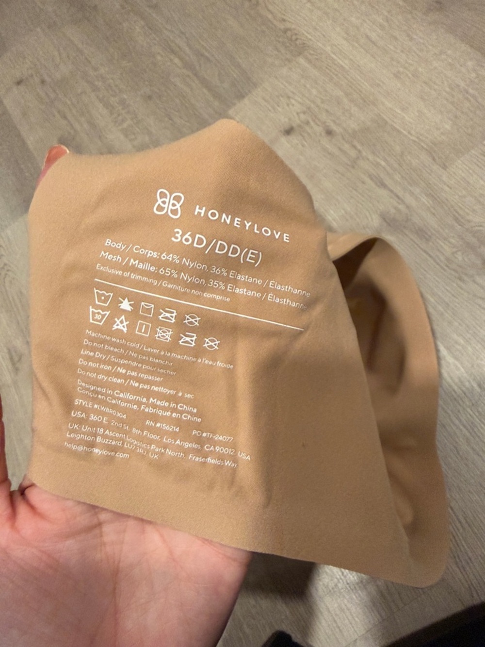 Honeylove Sculpting Wireless Bra - Caramel - Picture 3 of 3